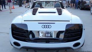 Audi R8s and Audi TTs - Cars and Coffee! Pt1