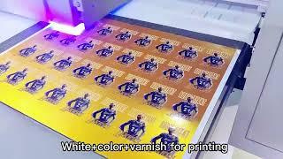 Audley UV gold DTF printing video