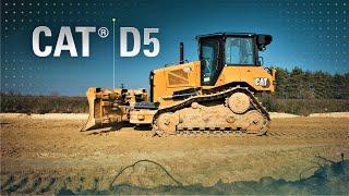 Габаритный бульдозер Cat® D5 | Обзор