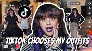 I Let TikTok Filters Choose Edgy Outfits For Me and Here's How It Went...