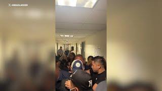 ICE agents arrest Brad Lander - raw video