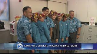 Hawaiian Airlines 'ohana' flight features three generations of flight attendants