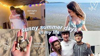 sunny summer days in my life :) *beach days, deep cleaning, birthdays*