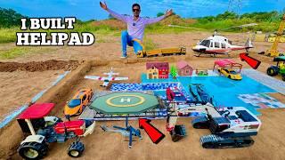 I Build Airport & Helipad With RC Mega Trucks  - Chatpat toy TV