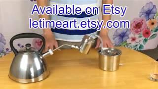 LeTime distillation kit, Make Rosewater Lavender Hydrosol Any Floral Water Essential Oil at Home