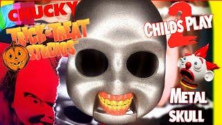 TRICK OR TREAT STUDIOS CHILD'S PLAY 2 1990 CHUCKY GOOD GUYS PROP REPLICA SKULL REVIEW & UNBOXING!!