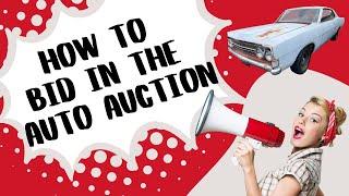 How To Bid Online