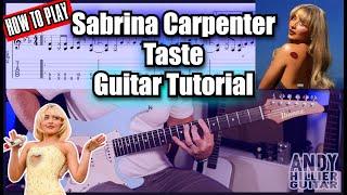 How to play Sabrina Carpenter - Taste Guitar Tutorial Lesson