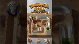 Unroll Ball Wood Puzzle Ad