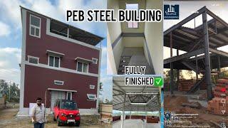 Tindivanam steel building g+2 construction, using prothom blocks #tiruppurengineeringworks