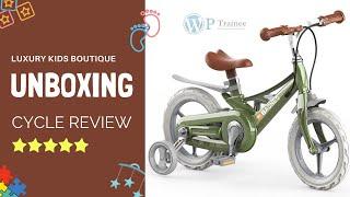 StarAndDaisy Kids Bicycle - Green Unboxing and review | luxury cycle for kids | luxury cycle review