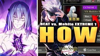 IMAGINARY REALM vs. Mahito EXTREME 1 GUIDE! (3 stars) in Jujutsu Kaisen Phantom Parade