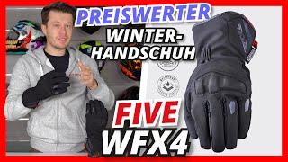 PREISWERTER MOTORRADHANDSCHUH für kühle & nasse Tage  - Five WFX4 WP | Helmexpress.com