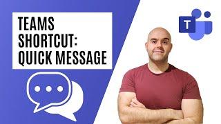 #Shorts Microsoft Teams Quick Message Shortcut