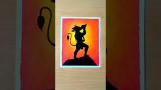 51 painting art  jai hanuman  easy for home (Avi art hub)  #shorts #viralvidei