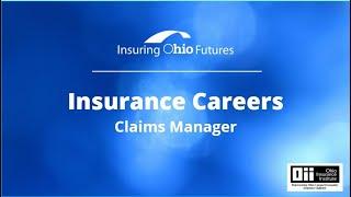 Insurance Careers - Claims Manager