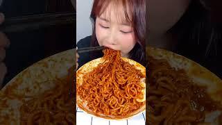 This, Eating Spicy Noodles ,Eat Challenger, #asmr #mukbang #shorts #eatingnoodles