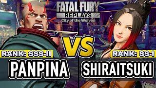FF COTW ▰ PANPINA (Vox) vs SHIRAITSUKI (Mai) ▰ Fatal Fury CotW High Level Gameplay