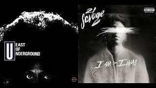 A Lot - 21 Savage ft. J. Cole (Original Sample Intro) ( I Love You - East of Underground )