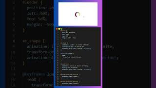 Color Loader Using HTML and CSS #shorts