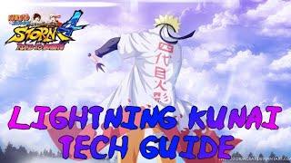 Lightning Kunai o Electric Kunai // Tech Guide // Naruto Strom 4