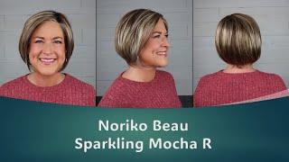 Noriko Beau in Sparkling Mocha R - SUPER soft lace feature on this one! Synthetic wig review