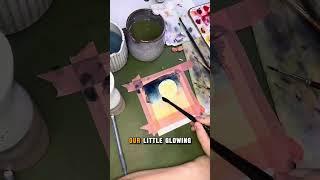 Let's paint a glowing harvest moon!