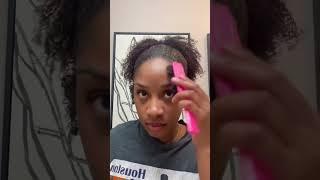 Easy mid-pony natural hair tutorial #easyhairstyles #naturalhairproducts