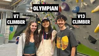 Bouldering with Olympian Natalia Grossman