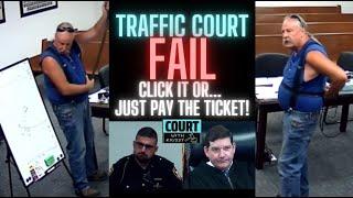 Traffic Court Fun Click It Or Ticket Defendant Goes To Great Lengths To Prove His Pointless Points