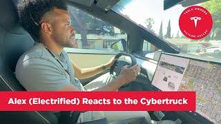 TOP GERMAN INFLUENCER reacts to driving the Tesla CYBERTRUCK