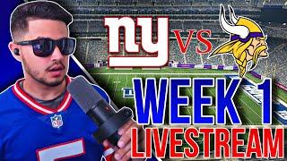 New York Giants vs Minnesota Vikings LIVE PLAY-BY-PLAY | 2024 Week 1