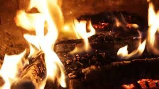 Cozy Crackling Fireplace Sounds for Stress Relief and Peaceful Sleep. Relax and sleep soundly.