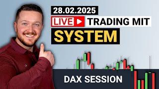 Mit 1.000€ zum beruflichen Börsenhandel mit Florian Kasischke - DAX Livetrading | 28.02.2025