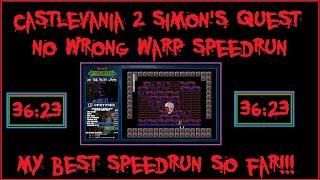 Castlevania 2 Speedrun (No Wrong Warp) in 36:23