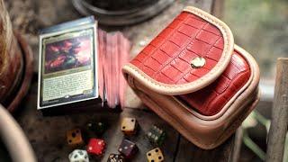 Making a Handmade Leather Deck Case for Magic: The Gathering