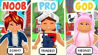 ROBLOX NOOB vs PRO vs GOD In ADOPT ME!!! | SunsetSafari