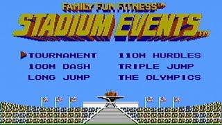 Stadium Events (Bandai, 1987) - NES Gameplay