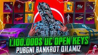 1.100.000$ UCGA OPEN KEYS QILDIK PUBG BANKROT BOLDI BUNAQASI FAQAT BZADA