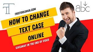 How To Change Capital Letter To Small Letter (Uppercase To Lowercase) Change Case