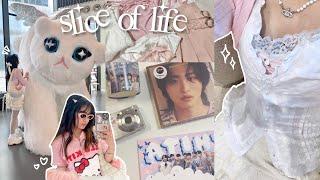 SLICE OF LIFE  ; ateez comeback day, art exhibition, yesstyle coquette summer clothing haul