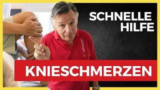 Schnelle Hilfe bei Knieschmerzen - Das musst du probieren!