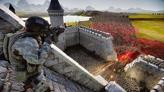 7.700 Modern Soldiers Defend Fortress From 1 Million Zombies - UEBS 2