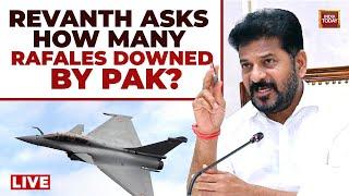 Telangana CM Revanth Reddy Questions National Security, BJP Demands Proof On Rafale Claims | LIVE