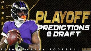 2024-2025 NFL Playoff Predictions & Draft