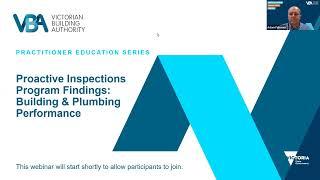 Practitioner Education Series - Proactive Inspections Program Findings