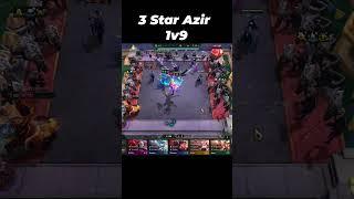 3 Star Azir 1v9! TFT Set 11!  #tft #tftmeme