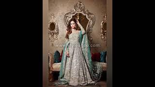 we'll come Juli ke dunya ️ mhadi style with walima dress collection 