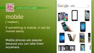 Mobile : A1 level english vocabulary lesson, www.LipLix.com