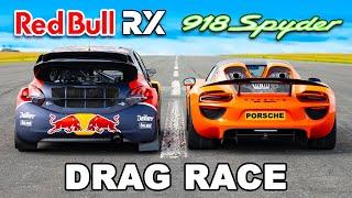 Porsche Hypercar v Red Bull Rallycross: DRAG RACE